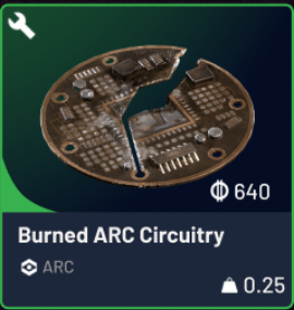 Burned ARC Circuitry