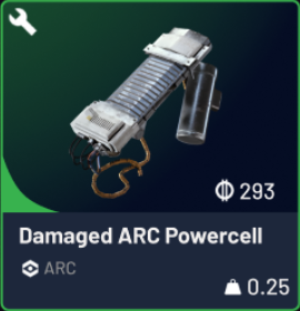 Damaged ARC Powercell