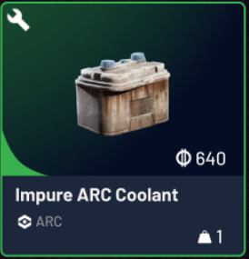Impure ARC Coolant