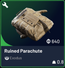 Ruined Parachute