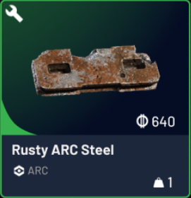Rusty ARC Steel